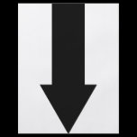 black arrow down icon flyer