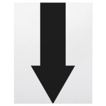 black arrow down icon letterhead template