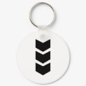 black arrow down keychains