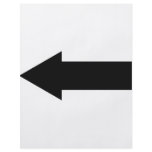 black arrow left icon flyer design