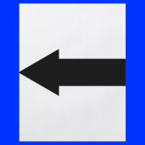 black arrow left icon flyer design