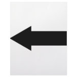 black arrow left icon letterhead template