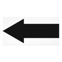 black arrow left icon photo greeting card
