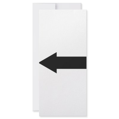 black arrow left icon custom rack card by TomaniacLines