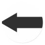 black arrow left icon sticker