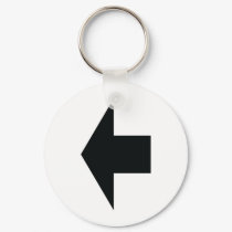 black arrow left keychains by Tomaniac black arrow left keychains