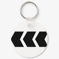 black arrow left keychains by Tomaniac black arrow left keychains