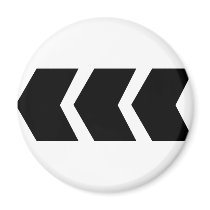 black arrow left magnets