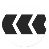 black arrow left stickers by Tomaniac black arrow left stickers