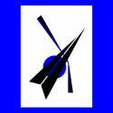 Black Arrow - on white posters