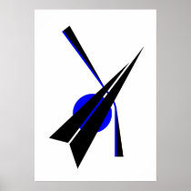 Black Arrow - on white Print