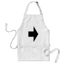 black arrow right aprons by Tomaniac black arrow right aprons