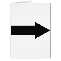 black arrow right icon cards