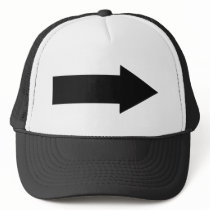 black arrow right icon hats