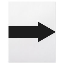 black arrow right icon letterhead design