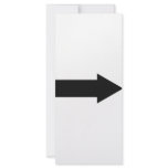 black arrow right icon personalized rack card