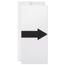 black arrow right icon personalized rack card