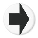 black arrow right magnets