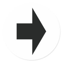 black arrow right stickers by Tomaniac black arrow right stickers