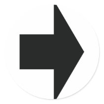 black arrow right stickers