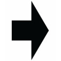 black arrow right t-shirts