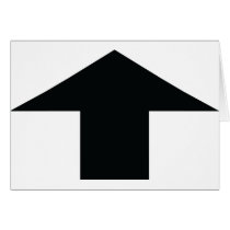 black arrow up cards