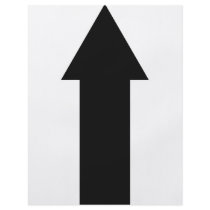 black arrow up icon personalized flyer