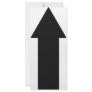 black arrow up icon rack card template