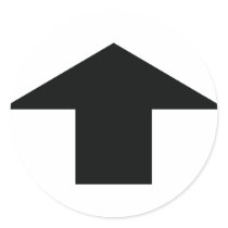 black arrow up stickers by Tomaniac black arrow up stickers