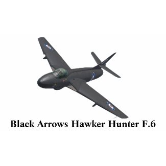 Black Arrows Hawker Hunter Hat hat