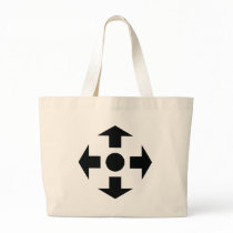 black arrows icon bags