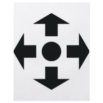 black arrows icon flyers