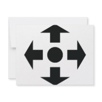 black arrows icon invitations