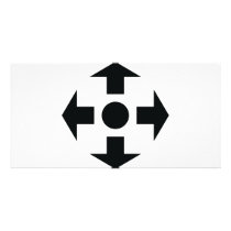 black arrows icon photo cards
