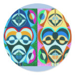 Black Art Colorful Future - Obama Factor Round Sticker