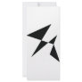 black art icon personalized rack card