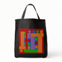 Black Artistic Front Bag by Rb_barnes2 Black Artistic Front Bag
