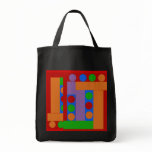 Black Artistic Front Bag