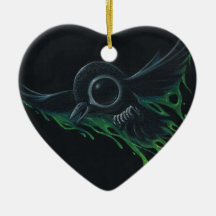 Black as pitch ornaments