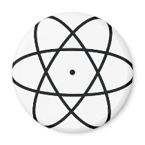 black atom nucleus magnets
