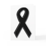 Black Awareness Ribbon cards