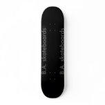 black, B.A. skateboards, B.A. skateboards