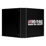 Black Back-To-Back USA Champs Vinyl Binder