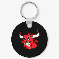 Black Bad Ass Bull keychains by WhiteTiger_LLC Black Bad Ass Bull keychains