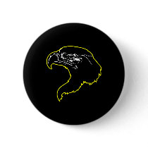 Black Bad Ass Eagle Head buttons by WhiteTiger_LLC Black Bad Ass Eagle Head buttons