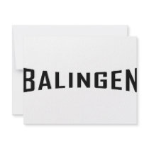 black Balingen icon invitations