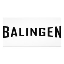 black Balingen icon photo cards