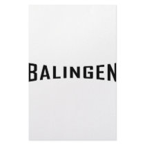 black Balingen icon stationery