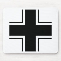 Black Balkan cross of Luftwaffe Mouse Pads
