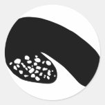 black banger sausage sticker